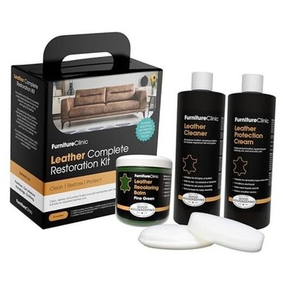  Leather Complete Restoration Kit | with Leather Complete Kit Pine Green