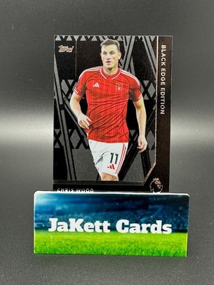 2025-26 Topps Premier League EPL - Black Edge Edition Chris Wood #BE-37