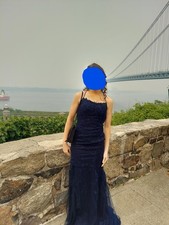 Prom Dress from PromGirl - Size 4 - Color Dark Blue