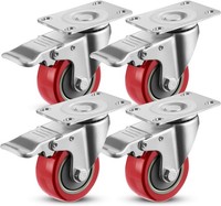 MöBelrollen 4Er Set Lenkrollen 75Mm Rollspurenfreie Schwerlastrollen Mit