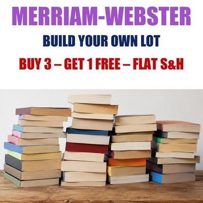 Merriam-Webster Paperback Books - Build Your Own Book Lot - Flat Shipping
