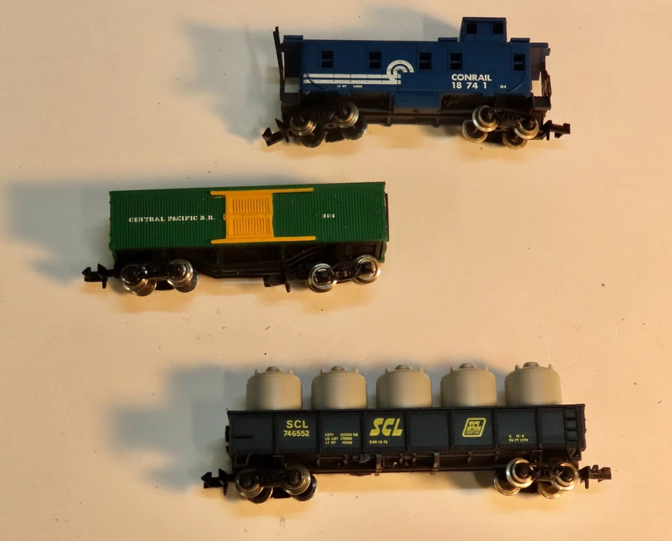 Lote de 12 vagones de tren modelo escala N, varias marcas, etc. No probado, Bellmore Est Foto 2 de 4