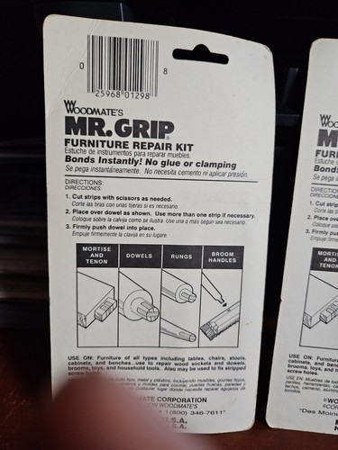 Woodmates Mr. GRIP Möbel Reparatur Set 2 Made USA - Bild 3 von 4