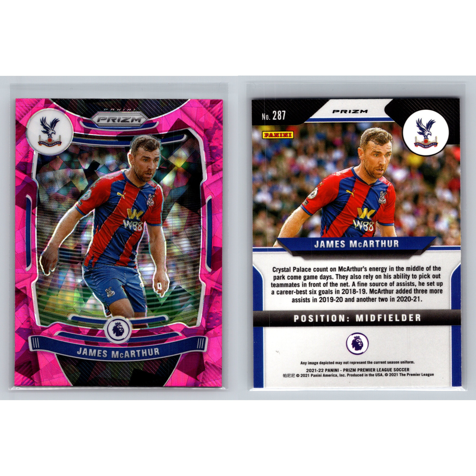 Crystal Palace Lot Panini Topps Rookie RC Prizm Select Mosaic Premier League 15c view 9