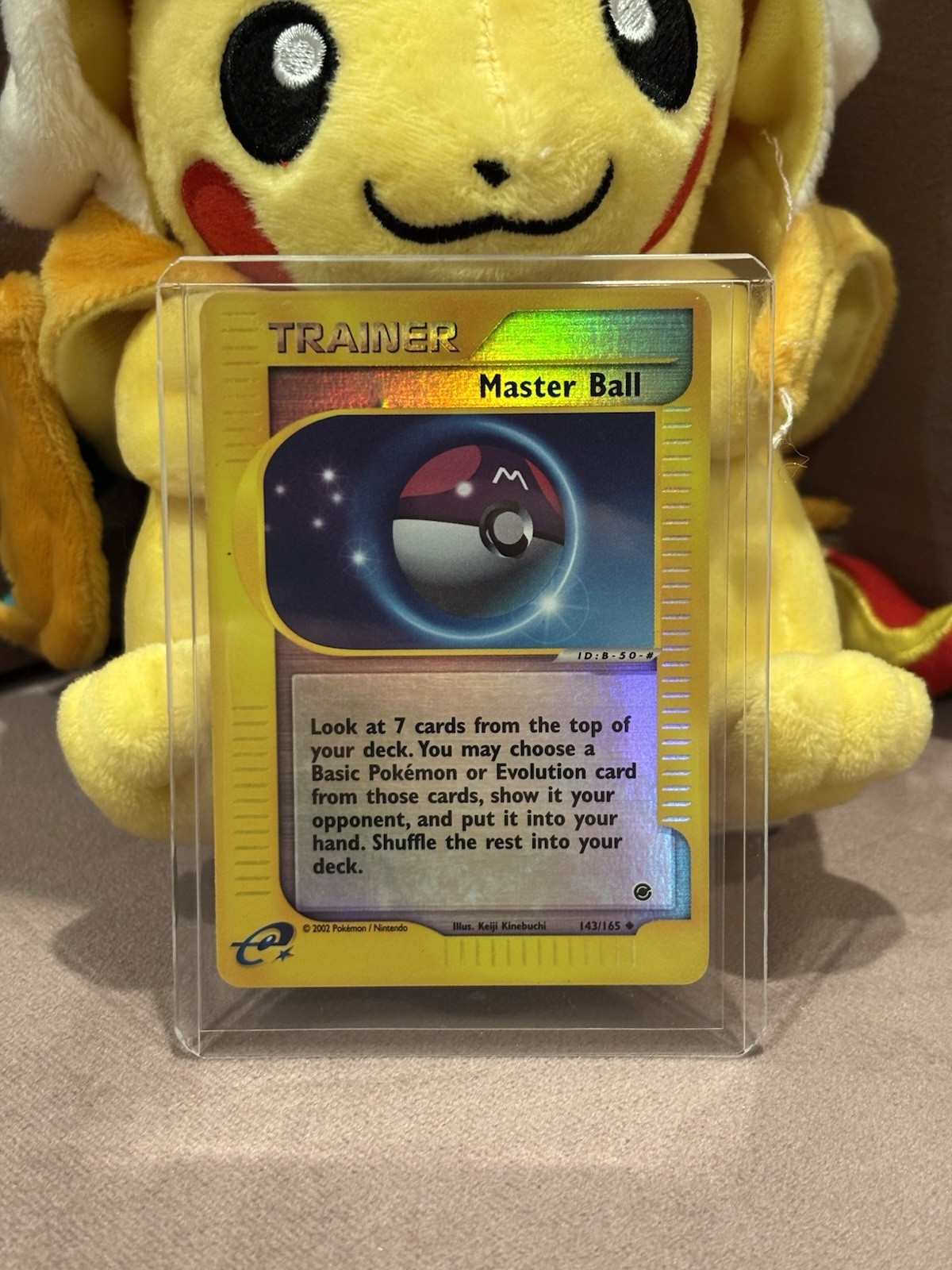 Pokémon Master Ball 143/165 Expedition Base Set 2002 Holo Vintage - LP
