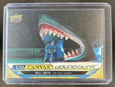 2024-25 Upper Deck Will Smith UD Canvas Rookie Young Guns RC #C212 Sharks