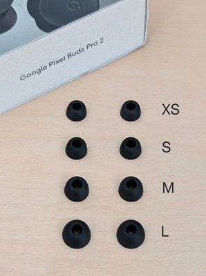 Original Google Pixel Buds Pro 2a - Ohrstöpsel - XS/S/M/L Set