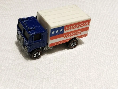 HOT WHEELS RED LINE FLYING COLORS AMERICAN HAULER TRUCK