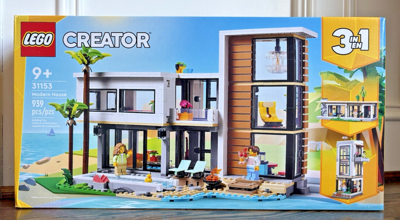 Lego 31153 Creator Modern House Set Retired NEW Sealed in Box Modular Building