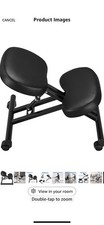 Ergonomic Kneeling Chair Adjustable Stool With Padded Seat For Home Office 