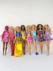 Barbie Dolls Fasionista Lot of 8 - Mixed  Clothes & Accessories Mattel Vintage