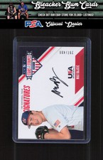 2020 Panini USA Baseball Stars & Stripes 18U-MR Max Rajcic 18U Auto #/499