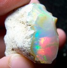 Ethiopian Opal Welo Rough * VIDEO 54.54 CTs AAA FIRE Cutting Grade USA DEALER — photo 9