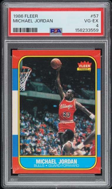 Michael Jordan 1986 Fleer Fleer