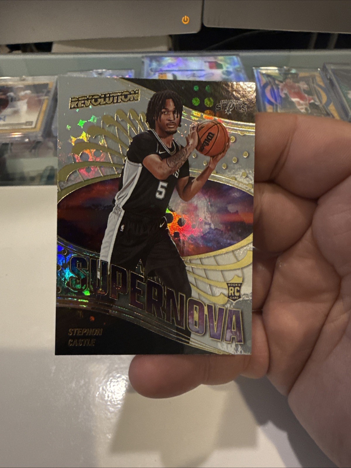 2024-25 Panini Revolution Basketball Stephon Castle Rookie Supernova 🔥 Spurs