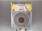 1914-D Lincoln Cent 1C ANACS VF20