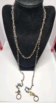 Debe Dohrer Design Mixed Metal Lariat Necklace