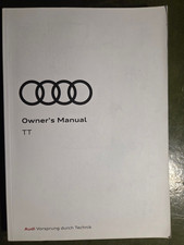 AUDI TT / TTS & TT RS COUPE & ROADSTER OWNERS MANUAL  HANDBOOK 290 PAGES 2019