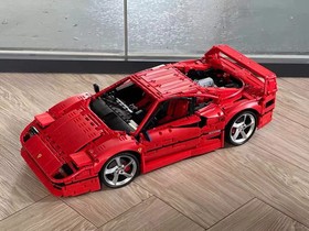 MOC TECHNIC SET: Ferrari F40 Super Car 1:8 Scale -Without Box- =BRAND NEW= MOC