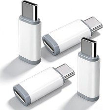 USB C to Lightning Adapter 4 Pack Mfi Certified Lightning Female to USB C