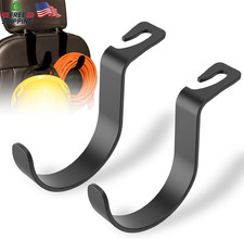 XL Car Headrest Hooks Heavy Duty Seat Hooks for Bags Groceries Universal