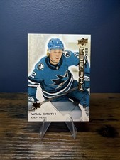 Will Smith - 2024-25 UD Premier Hockey - Rookies Gold /199 - San Jose Sharks RC
