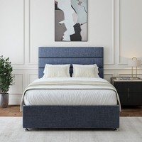 Bedmaster Linen Divan Base Divan Set And Headboard All UK Sizes All Colours
