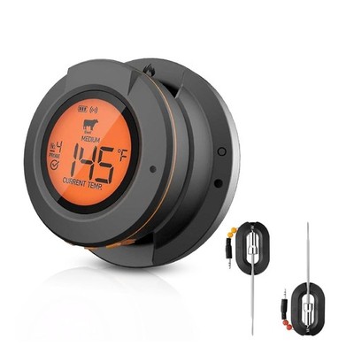 Bluetooth Digital Grill Thermometer, Smart Smoker Thermometer with 2 Meat Probes
