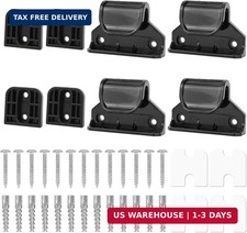 2 Sets Baby Retractable Gate Replacement Parts, Baby Door Extension Fittings Har