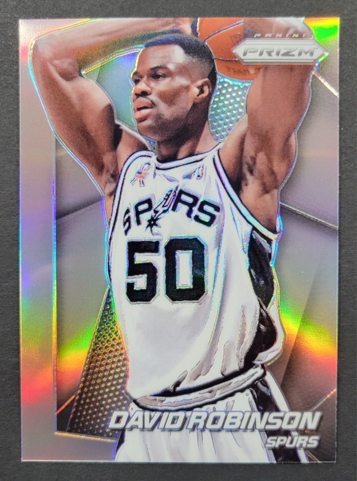 David Robinson 2014-15 Panini Prizm Silver Prizm San Antonio Spurs #227