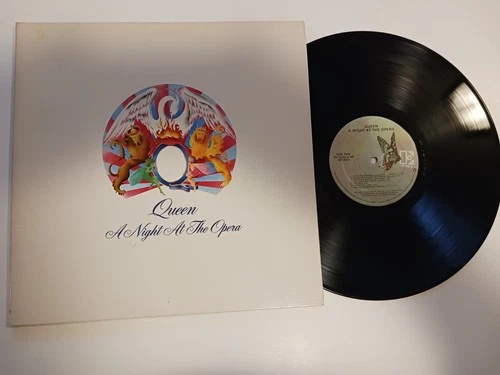QUEEN ~ A NIGHT AT THE OPERA ~ 1975 1st Pressing Elektra ‎7E-1053 ‎Embossed  NM