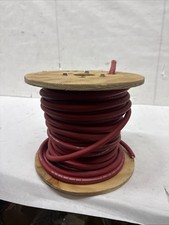 100ft. 1/0 Gauge RED OFC Wire Strands Copper Marine Grade Cable High Quality