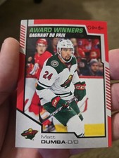 2020-21 Upper Deck - O-Pee-Chee Update Award Winners Matt Dumba #608 Red Border