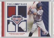 2017 Panini USA Baseball Stars & Stripes Prime 11/25 Christian Cairo #48 i6u