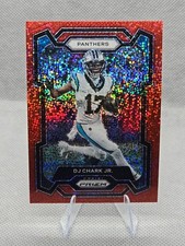 DJ CHARK JR. 2023 PANINI PRIZM FOOTBALL RED SPARKLE SP PANTHERS