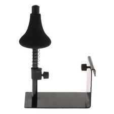 Iron black trumpet storage display wall bracket clothes hanger stand