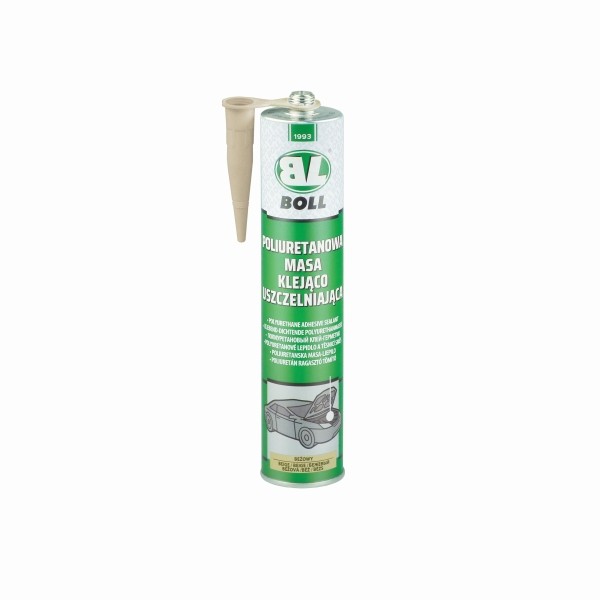 Mastic adhésif beige BOLL 310ml pour stopper les fuites et fixer sans visser