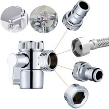 Faucet Diverter Valve with Aerator - Sink to Garden Hose Adapter for Bathroom...