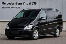 Schaltsack Echtleder Schwarz f&uuml;r Mercedes Vito W639 (2003&ndash;2015)