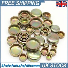 Steel Cup Core Freeze Plugs - Engine Block Expansion Plug Zinc Plated Universal