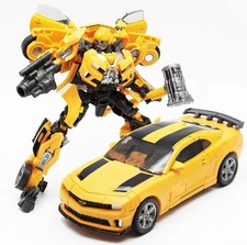 Roboter Action Figur Spielzeug Auto Verwandlung Sammler Sci Fi Beweglich Gelb