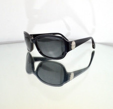 Marc Jacobs Wrap Sunglasses Black/Silver Logo Polarized MMJ 022/P/S