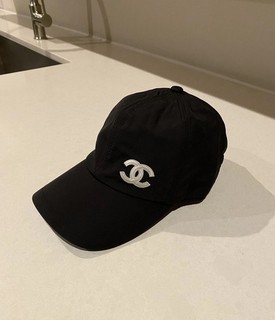 Chanel CC Lot Baseball Cap Black/White