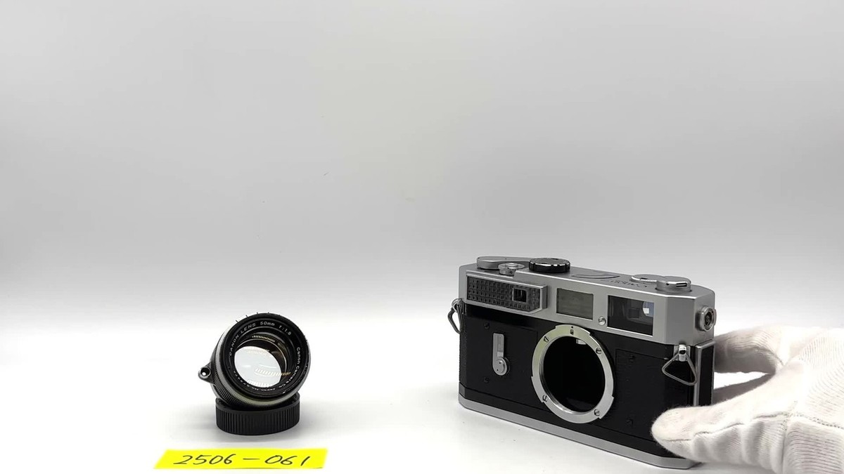 フィルムカメラ Canon Model 7 50mm f/1.8 L39 #139 MINT w/ Case Strap ] Canon Model 7 Film Camera 50mm f/1.8