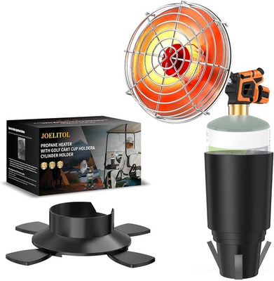 #ad #ad Golf Cart Heater 9200 BTU Portable Propane Heater with Dual Bases Cup Holder $44.13