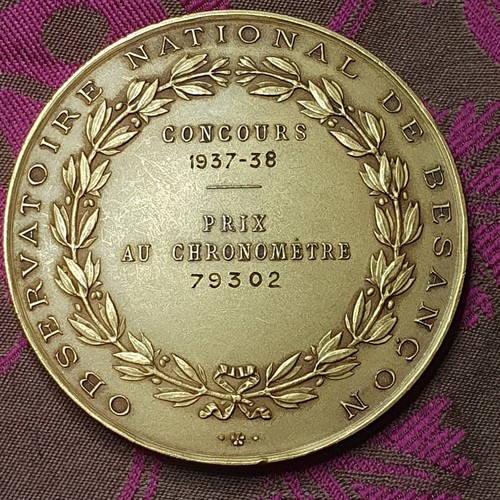 Médaille Bronze Duvivier Observatoire De Besançon - Picture 9 of 11