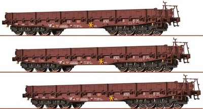Brawa H0 47583-S Schwerlastwagen Samms-u der DB (3 Stück) - NEU + OVP
