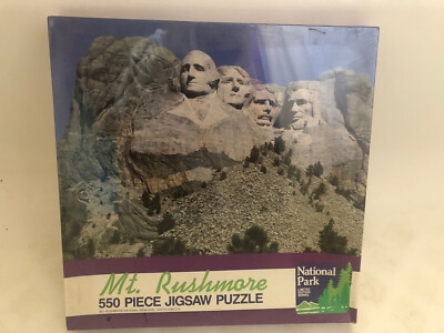 National Parks Mt. Rushmore Nat l Memorial S. Dakota 550 Pc 1990 Ltd. Ed. SEALED