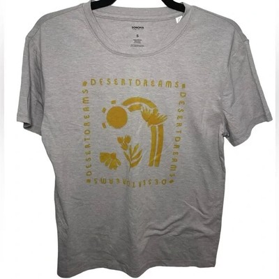 Sonoma NWT  Desert Dreams  grey t shirt size S