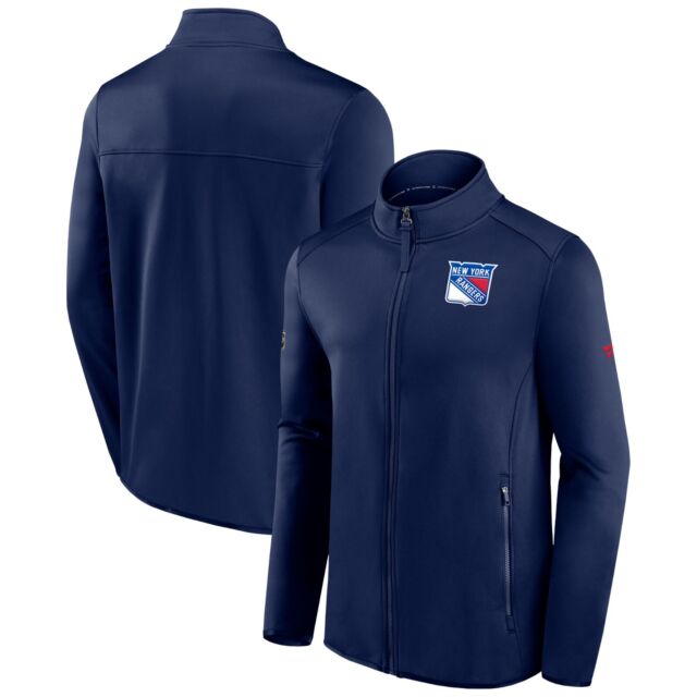 NHL New York Rangers Rinkside Fleece Jacket Authentic Pro Performance Jacket